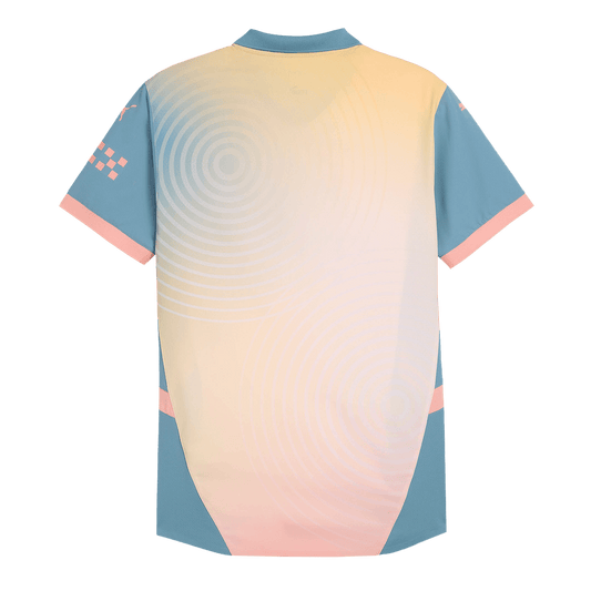 Player Version Manchester City Fourth Away  Soccer Jersey 2024/25- Definitely City (UCL) Nej Dresy Obchod
