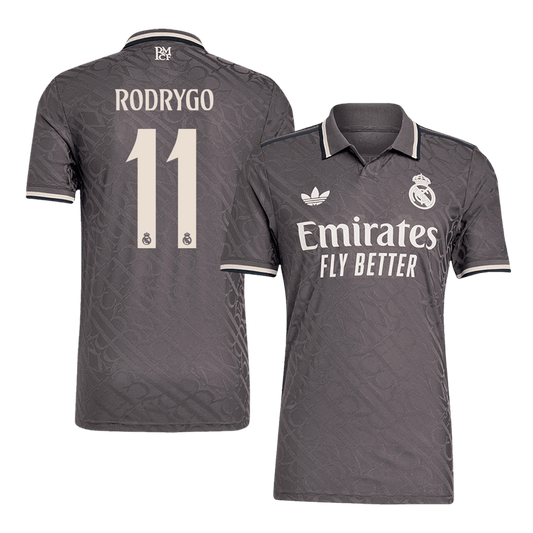 Player Version RODRYGO #11 Real Madrid Third Away  Soccer Jersey 2024/25 Nej Dresy Obchod