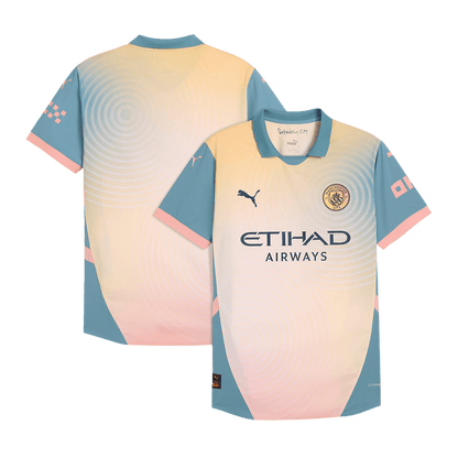 Player Version Manchester City Fourth Away  Soccer Jersey 2024/25- Definitely City (UCL) Nej Dresy Obchod
