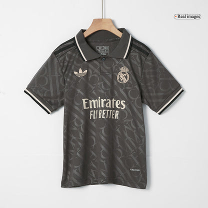 Kid's Real Madrid Third Away  Soccer Jersey Kit(Jersey+Shorts) 2024/25 Nej Dresy Obchod
