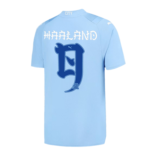 HAALAND #9 Manchester City Japanese Tour Printing Home  Soccer Jersey 2023/24 Nej Dresy Obchod