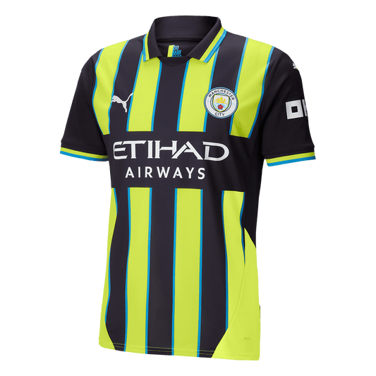 Manchester City Away  Soccer Jersey 2024/25 Nej Dresy Obchod