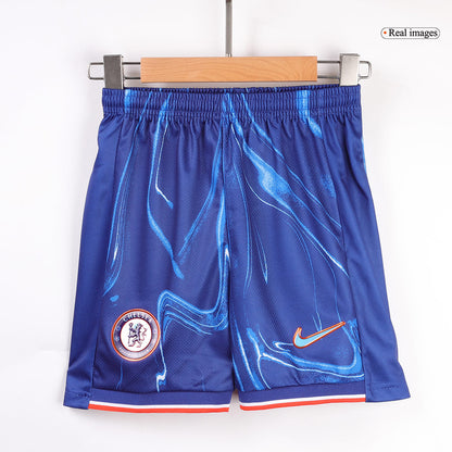 Kid's Chelsea Home  Soccer Jersey Kit(Jersey+Shorts) 2024/25 Nej Dresy Obchod