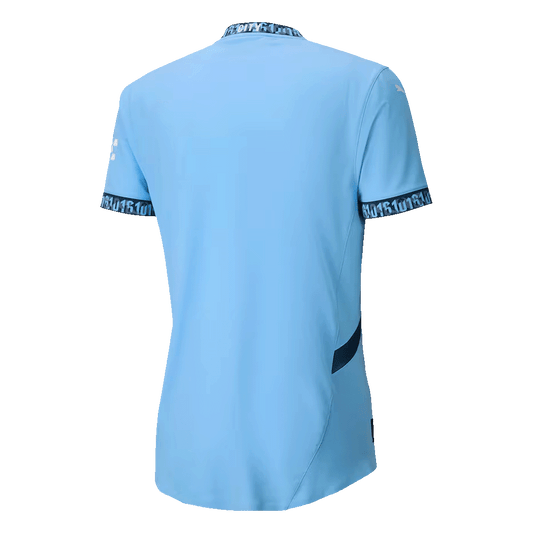 Player Version Manchester City Home  Soccer Jersey 2024/25 Nej Dresy Obchod