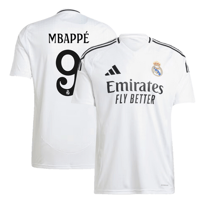 MBAPP? #9 Real Madrid Home  Soccer Jersey 2024/25 Nej Dresy Obchod