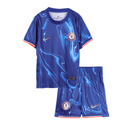 Kid's Chelsea Home  Soccer Jersey Kit(Jersey+Shorts) 2024/25 Nej Dresy Obchod