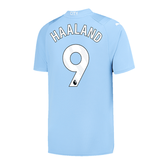 HAALAND #9 Manchester City Home  Soccer Jersey 2023/24 Nej Dresy Obchod