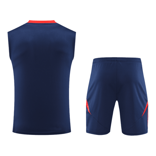 Manchester United Pre-Match  Soccer Jersey Vest Kit(Jersey+Shorts) 2024/25 Nej Dresy Obchod
