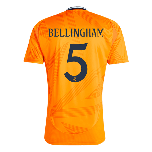 BELLINGHAM #5 Real Madrid Away  Soccer Jersey 2024/25 Nej Dresy Obchod
