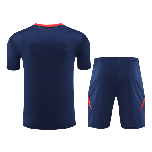 Manchester United Pre-Match  Soccer Jersey Kit(Jersey+Shorts) 2024/25 Nej Dresy Obchod