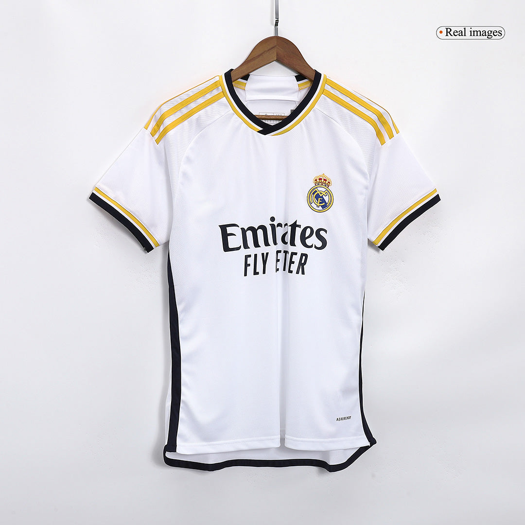Real Madrid 2023/24 Home Soccer Jersey Nej Dresy Obchod