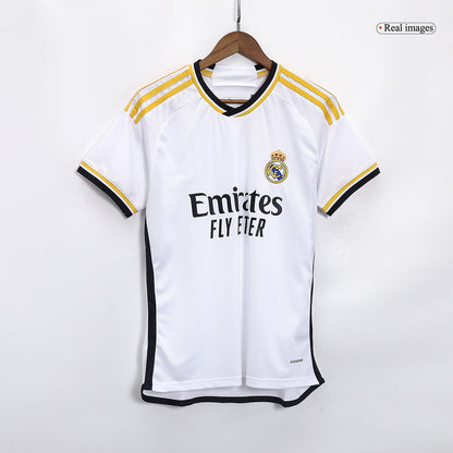 Real Madrid 2023/24 Home Soccer Jersey Nej Dresy Obchod