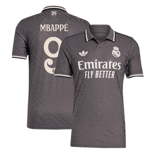 Player Version MBAPP? #9 Real Madrid Third Away  Soccer Jersey 2024/25 Nej Dresy Obchod