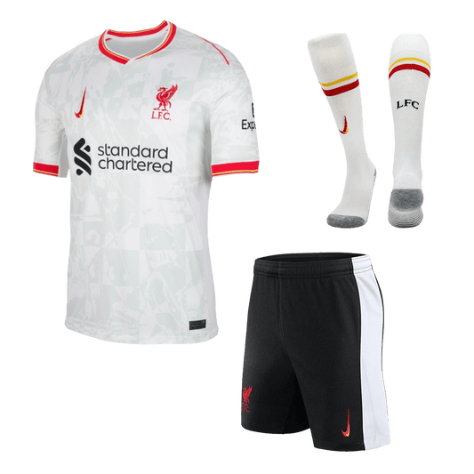 Liverpool Third Away  Soccer Jersey Kit(Jersey+Shorts+Socks) 2024/25 Nej Dresy Obchod