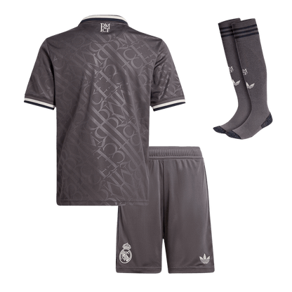 Kid's Real Madrid Third Away  Soccer Jersey Kit(Jersey+Shorts+Socks) 2024/25 Nej Dresy Obchod