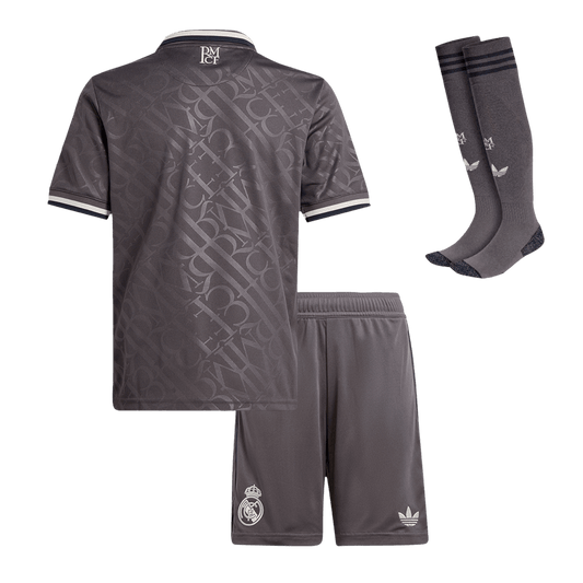 Kid's Real Madrid Third Away  Soccer Jersey Kit(Jersey+Shorts+Socks) 2024/25 Nej Dresy Obchod