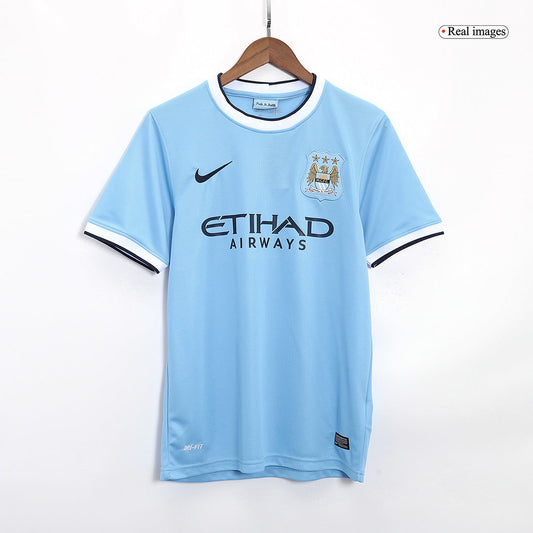 Retro 2013/14 Manchester City Home  Soccer Jersey Nej Dresy Obchod