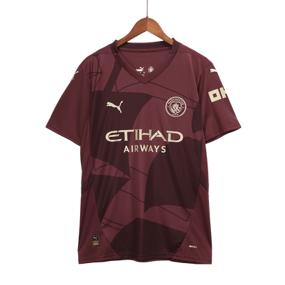 Manchester City Third Away  Soccer Jersey 2024/25 Nej Dresy Obchod