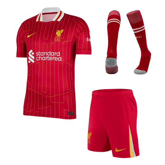 Liverpool Home  Soccer Jersey Kit(Jersey+Shorts+Socks) 2024/25 Nej Dresy Obchod