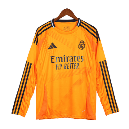 Real Madrid Away Long Sleeve  Soccer Jersey 2024/25 Nej Dresy Obchod