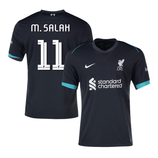 M.SALAH #11 Liverpool Away  Soccer Jersey 2024/25 - UCL Nej Dresy Obchod