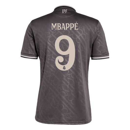 MBAPP? #9 Real Madrid Third Away  Soccer Jersey 2024/25 Nej Dresy Obchod