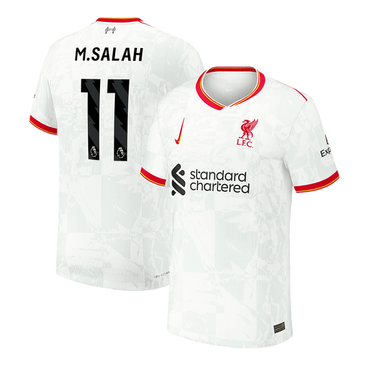 Player Version M.SALAH #11 Liverpool Third Away  Soccer Jersey 2024/25 Nej Dresy Obchod