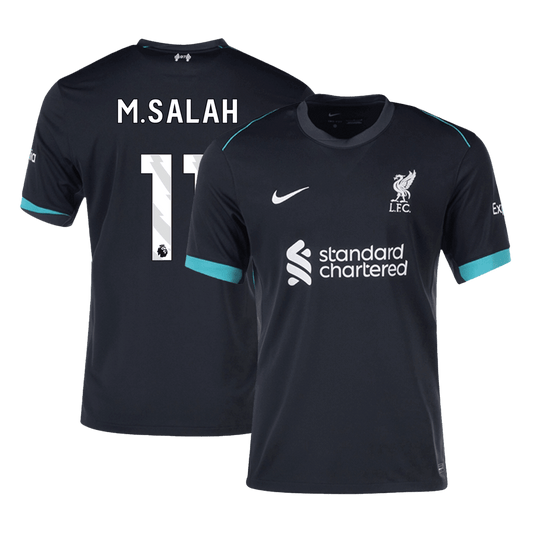 M.SALAH #11 Liverpool Away  Soccer Jersey 2024/25 Nej Dresy Obchod