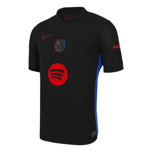 Player Version Barcelona Away  Soccer Jersey 2024/25 - Spotify Logo Without Text Nej Dresy Obchod