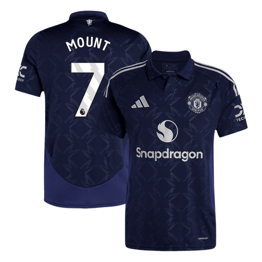 MOUNT #7 Manchester United Away  Soccer Jersey 2024/25 Nej Dresy Obchod