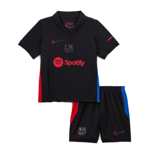 Kid's Barcelona Away  Soccer Jersey Kit(Jersey+Shorts) 2024/25 Nej Dresy Obchod