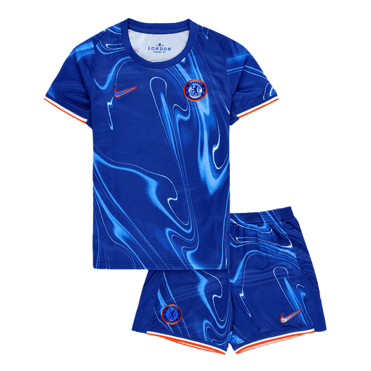Kid's Chelsea Home  Soccer Jersey Kit(Jersey+Shorts) 2024/25 Nej Dresy Obchod