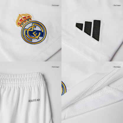 Kid's Real Madrid Home Soccer Jersey Kit(Jersey+Shorts+Socks) 2024/25 Nej Dresy Obchod