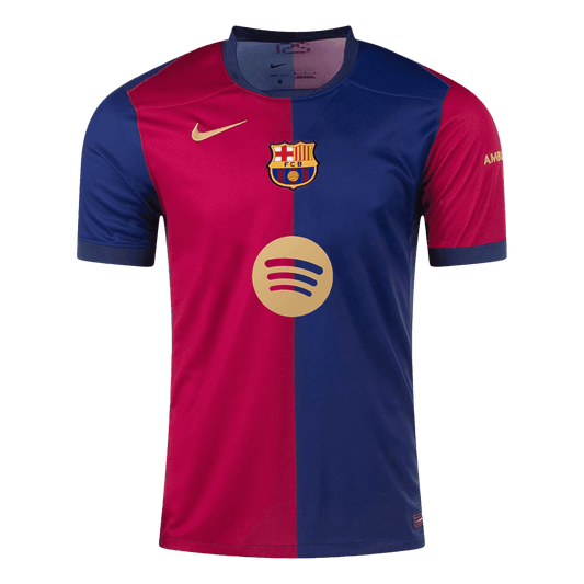 Barcelona Home  Soccer Jersey 2024/25-Spotify Logo Without Text Nej Dresy Obchod