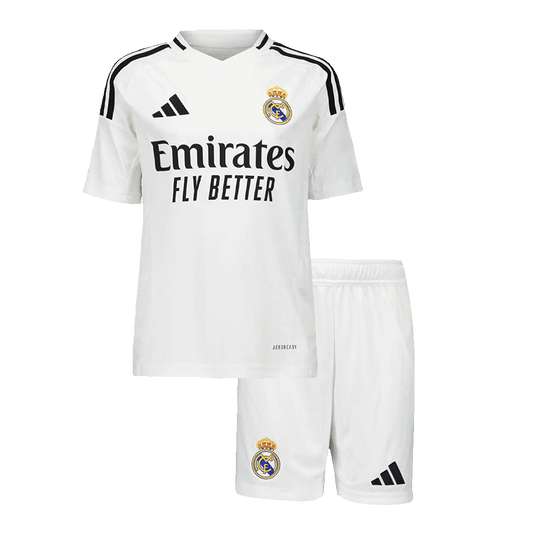 Kid's Real Madrid Home Soccer Jersey Kit(Jersey+Shorts) 2024/25 Nej Dresy Obchod