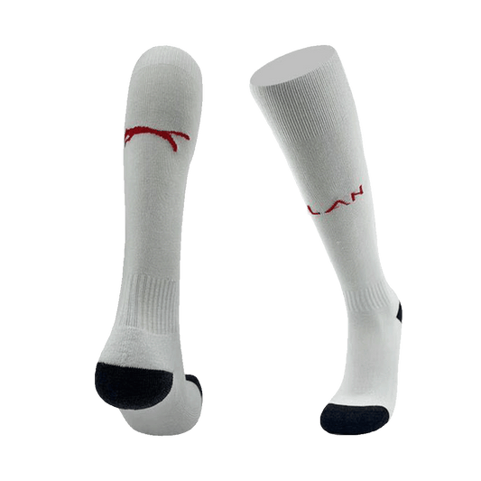 Kid's AC Milan Home Soccer Socks 2024/25 Nej Dresy Obchod