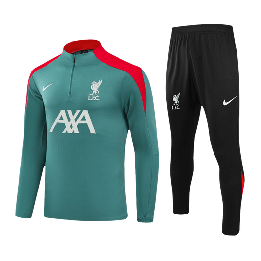 Kid's Liverpool Zipper Sweatshirt Kit(Top+Pants) 2024/25 Nej Dresy Obchod
