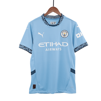 Player Version Manchester City Home  Soccer Jersey 2024/25 Nej Dresy Obchod
