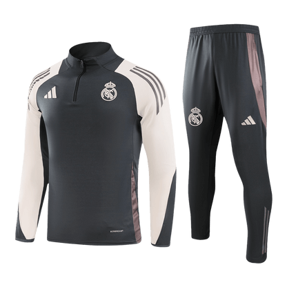 Kid's Real Madrid Zipper Sweatshirt Kit(Top+Pants) 2024/25 Nej Dresy Obchod