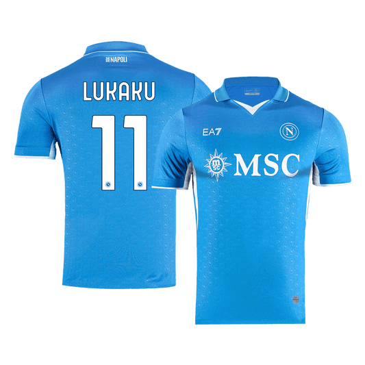 Player Version LUKAKU #11 Napoli Home  Soccer Jersey 2024/25 Nej Dresy Obchod