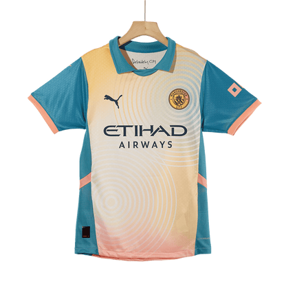 Player Version Manchester City Fourth Away  Soccer Jersey 2024/25- Definitely City (UCL) Nej Dresy Obchod