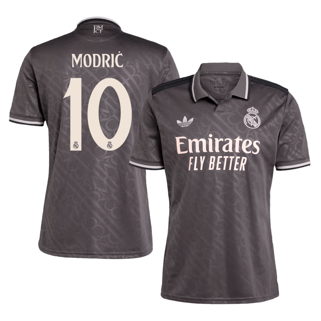 MODRI? #10 Real Madrid Third Away  Soccer Jersey 2024/25 Nej Dresy Obchod