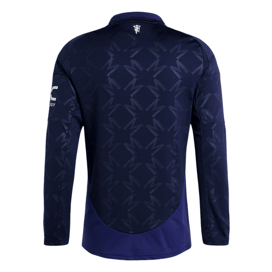 Manchester United Away Long Sleeve  Soccer Jersey 2024/25 Nej Dresy Obchod