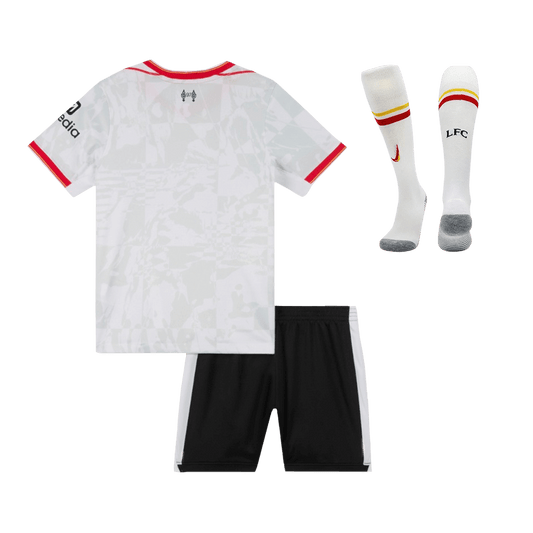 Kid's Liverpool Third Away  Soccer Jersey Kit(Jersey+Shorts+Socks) 2024/25 Nej Dresy Obchod