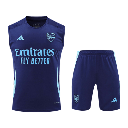 Arsenal Pre-Match  Soccer Jersey Vest Kit(Jersey+Shorts) 2024/25 Nej Dresy Obchod