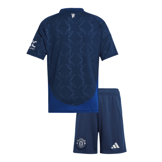 Kid's Manchester United Away  Soccer Jersey Kit(Jersey+Shorts) 2024/25 Nej Dresy Obchod