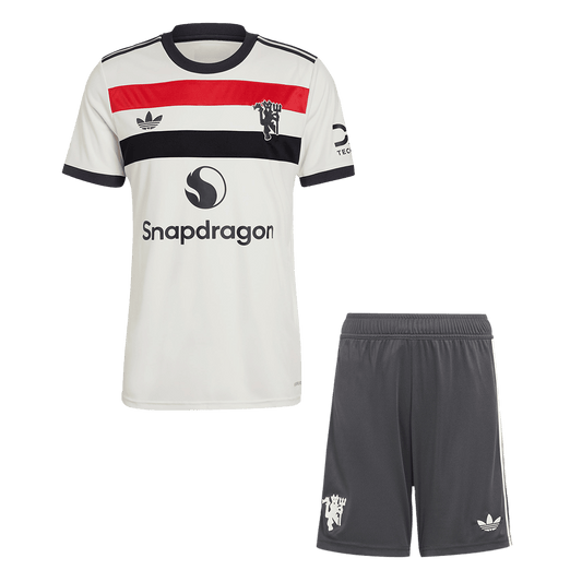 Manchester United Third Away  Soccer Jersey Kit(Jersey+Shorts) 2024/25 Nej Dresy Obchod