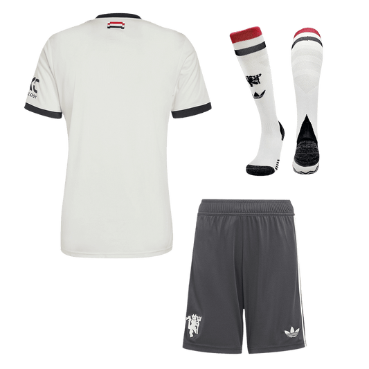 Manchester United Third Away  Soccer Jersey Kit(Jersey+Shorts+Socks) 2024/25 Nej Dresy Obchod