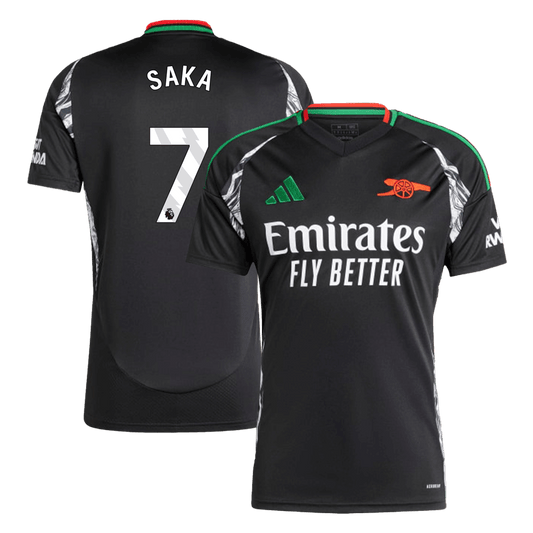 SAKA #7 Arsenal Away  Soccer Jersey 2024/25 Nej Dresy Obchod