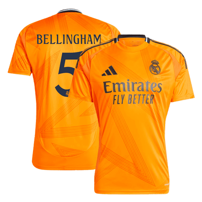 BELLINGHAM #5 Real Madrid Away  Soccer Jersey 2024/25 Nej Dresy Obchod